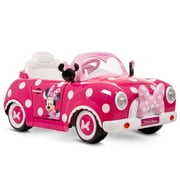 Huffy 6V Disney Minnie Mouse Convertible Ride-On Car with Remote Control, Ages 3-7, Kids, Pink