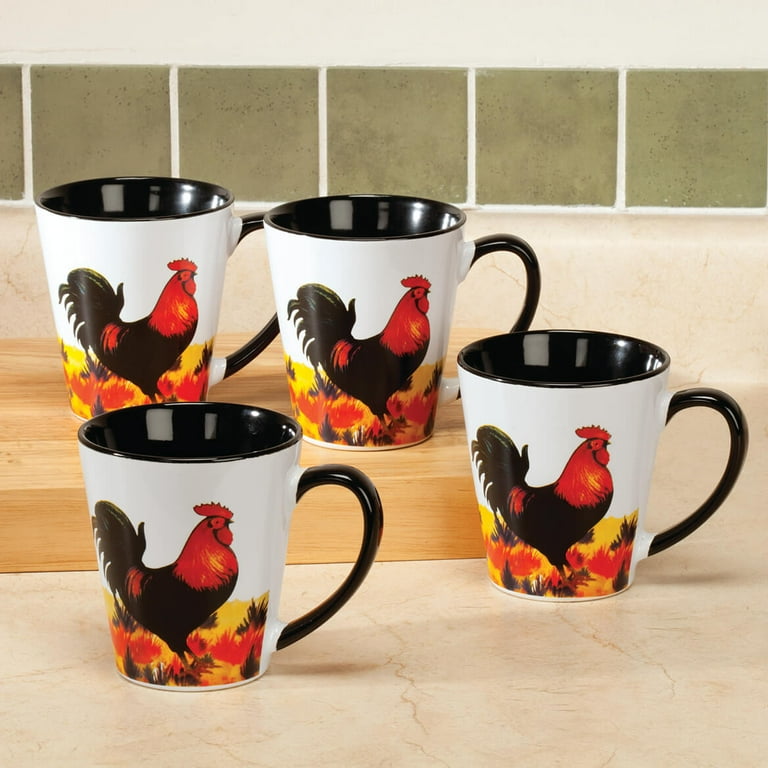 ROOSTER COFFEE MUG - Set of 2 – The Book Nook Store