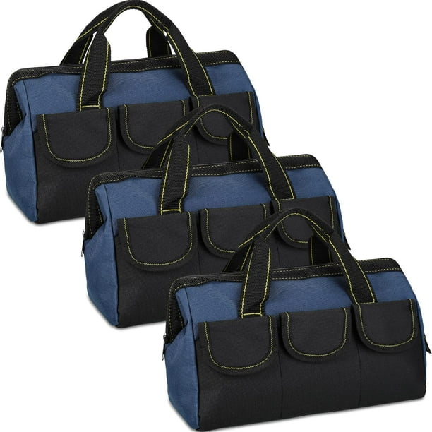 Bolsa de herramientas Sanwuta, paquete de 3, para hombre, impermeable con fondo duro de 13 pulgadas