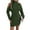Army Green, variant on Women's Sweater Dress Knit Dress Off Shoulder Mock Neck Cable Knit Puff Sleeve Bodycon Winter Dress for Casual Party,Army Green,S