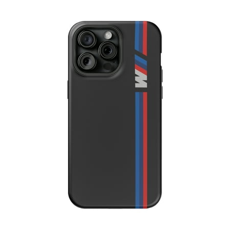 iPhone MagSafe Tough Case M Performance Tri Color Stripe Racing Design BMW