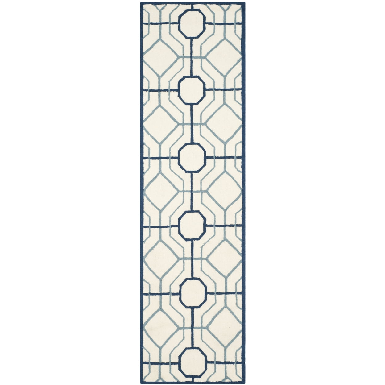 SAFAVIEH Four Seasons Tylar Geometric Area Rug, Ivory/Grey, 8' x 10'
