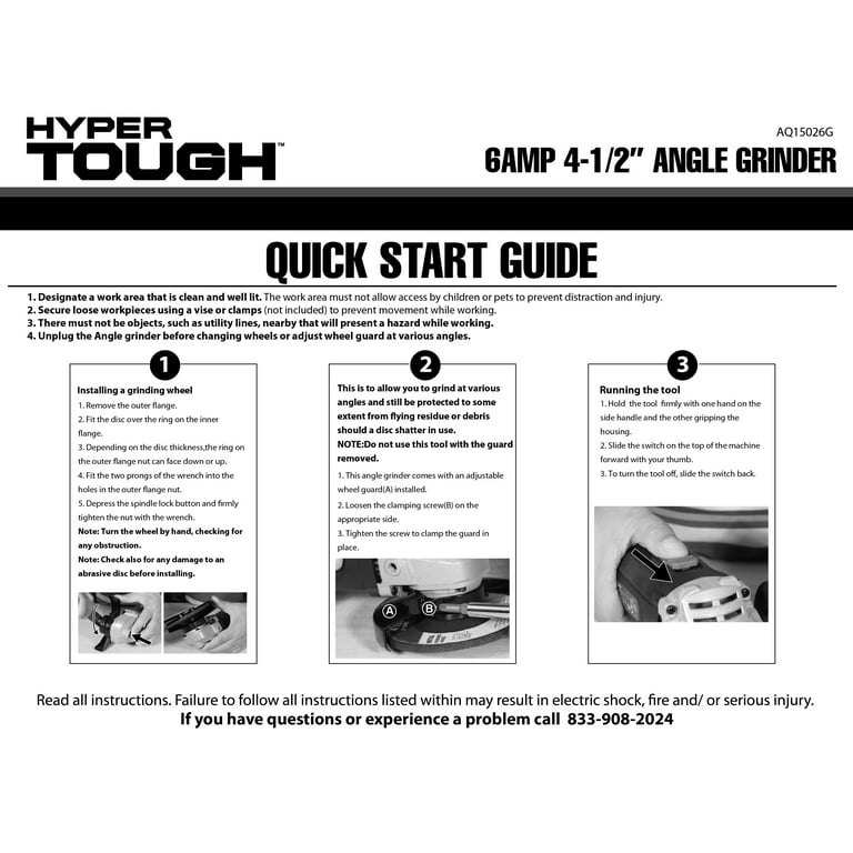 Angle Grinder Safety Guide