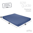 Milliard Memory Foam Futon Mattress Full Size (Frame Not Included) (Navy)