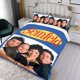 thumbnail image 3 of Seinfeld Conjunto de sábanas temático, trío de piezas, cómodo y amigable con la piel, diseño único, regalo de decoración para el hogar para familiares, amigos y fans,140cm *210cm, 3 of 6