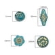 thumbnail image 4 of 115 piezas de cuentas acrílicas, dibujo de oro suelto, abalorios portátiles, cuentas espaciadoras florales para regalos, adornos colgantes, collares,, 4 of 4