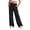 Black, variant on StSilkitty Loose Sweatpants for Boys Girls Solid Color High Waist Elastic Drawstring Wide Leg Jogger Trousers with Pockets