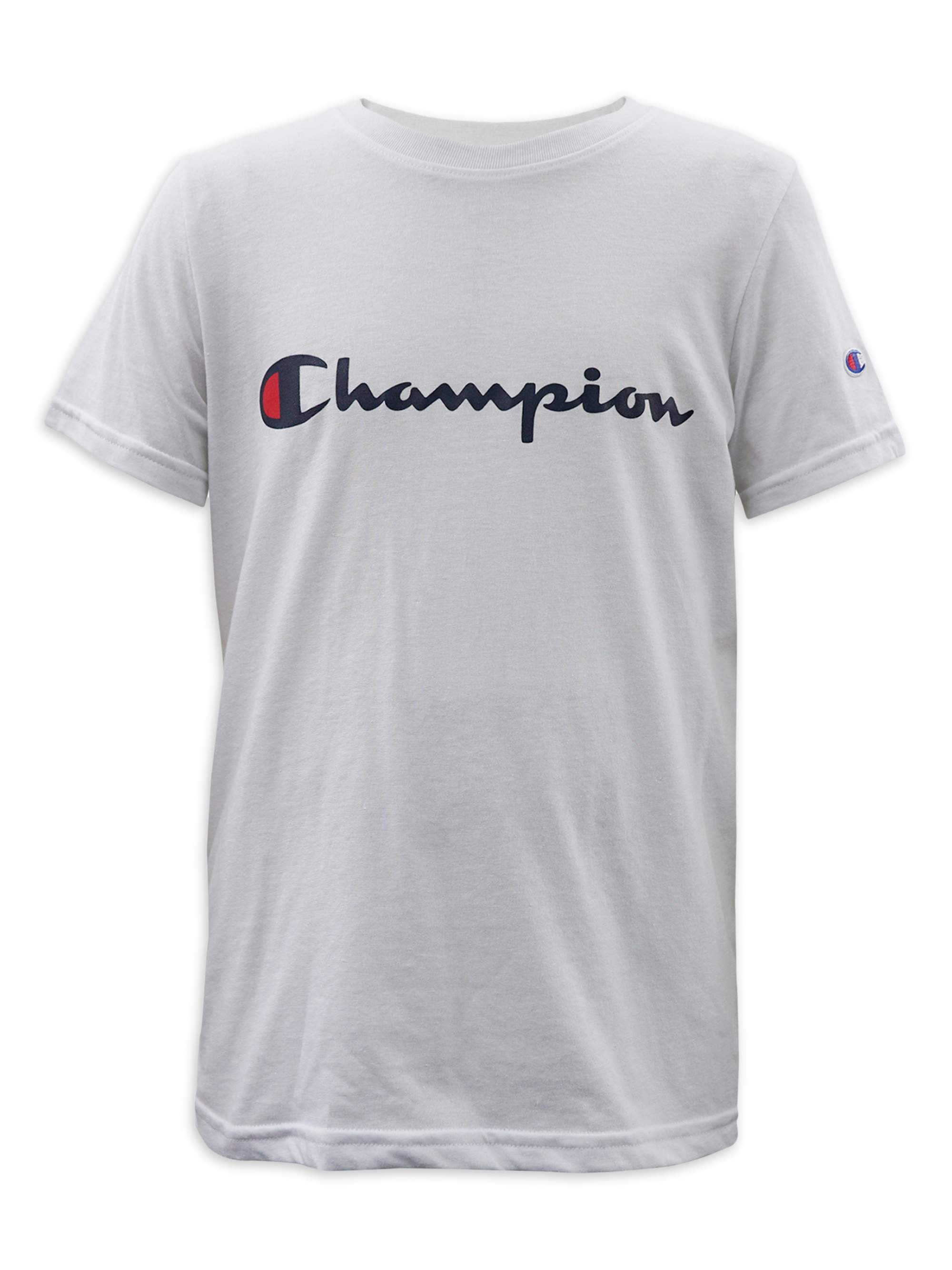 Champion Boys Short Sleeve Logo Tee Shirt 