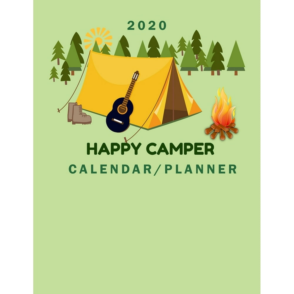 2020 Happy Camper Calendar/Planner Camping 2020 monthly and weekly