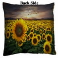 thumbnail image 2 of PKQWTM Huge Field Sunflowers During Sunset Reversible Mermaid Cushion Cover Home Decor Sequin Pillow Case Size 16x16 inches, 2 of 2