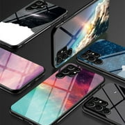 Dazzling Glass Starry Sky Pattern Phone Case for Xiaomi MI Poco M5 M4 / M5 M4 M3 Pro, Light and Thin Full Protective Shell, Unique Colored Back Cover(Purple,M4 Pro 4G)