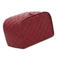 thumbnail image 2 of Polyester Grille Pain Couvre-Poussière Protecteur Propre Protecteur Couvre-Ustensile 2 Tranches Rouge, 2 of 7