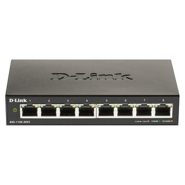 D-Link DGS-1100-08V2 8-Port Smart Ethernet Switch DGS110008V2