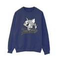 thumbnail image 1 of Tom And Jerry Chandail en Molleton Carré en Niveaux de Gris pour Hommes, 1 of 3