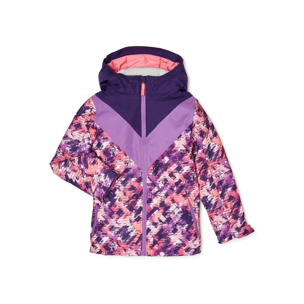 Swiss Tech Printed Ski Jacket with Hood Girls 416