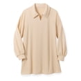 thumbnail image 2 of Woman Within Plus Size Blouson Sleeve Texture Tunic, 2 of 4