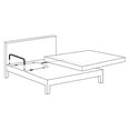 KingPavonini Bed Rail for Elderly Adults, Safety Bed Cane Hold Up To