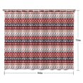 thumbnail image 5 of Red Christmas Deer and Snowflake Pattern Shower Curtain 84"x72" ,Bathroom Decorative Shower Curtains Set with 12 Hooks,Modern Waterproof Washable Shower Curtain, 5 of 6