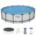 thumbnail image 1 of Open Box Bestway Steel Pro Max 15'x42" Frame Above Ground Pool Set, 1 of 11