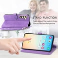 thumbnail image 5 of SYITOOCK Phone Case for Samsung Galaxy S24 Plus, Shockproof PU Leather Wallet Case with Card Slots Anti-Scratch Stand Magnetic Flip Zipper Pocket Cover for Samsung Galaxy S24 Plus, Purple, 5 of 6