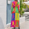 thumbnail image 2 of Vestido largo Pop Art, vestido de fiesta, vestidos de novia para fiestas, vestido de verano para uso diario, 2 of 4
