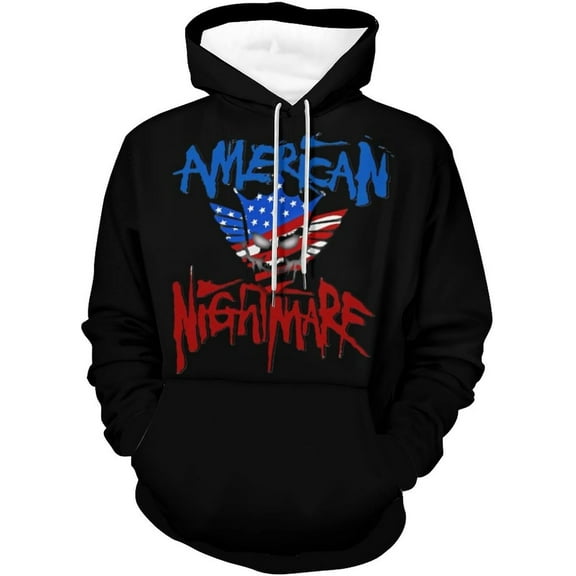 Cody Rhodes Hoodie Fashion Casual Long Sleeve Men's and Women's Sweatshirt Street Hoody 3D Double-Sided Printed Drawstring Sweatshirt