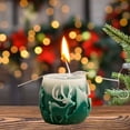 thumbnail image 4 of Nkmbld Scented Candles Gift Set, Christmas Pillar Wax Christmas Tree Aromatherapy Candles Handheld Gift Gentle and Non Pungent Home Decoration, Green, 4 of 8