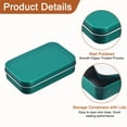 thumbnail image 4 of 1Pack 3.7x2.4x0.9 Inch Contenedores de Caja de Metal, Caja de Almacenamiento con Tapa, Verde, 4 of 7