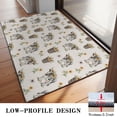 thumbnail image 3 of White Buffalo Pattern Door Rugs,Washable Non Slip Door Mats Indoor,Decorative Door Mats,Entry Mat Indoor for Entrance,Bedroom,Kitchen,Bathroom,20"x32", 3 of 6