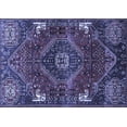 thumbnail image 1 of Ahgly Company Indoor Rectangle Persian Blue Traditional Area Rugs, 7' x 10', 1 of 4
