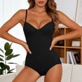 thumbnail image 4 of Sexy Underwire Push Up Cami Bodysuits for Womens Built in Bra Sleeveless Spaghetti Strap Going Out Tank Tops, 4 of 9