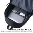 thumbnail image 3 of Mochila para computadora de trabajo, apta para computadora portátil de 15.6 pulgadas, con puerto de carga USB Zhivalor BST3023077-2, 3 of 5