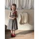 thumbnail image 2 of 2025 vestidos de princesa sin mangas para niñas de verano 2-7 años estilo coreano dulce vestido a cuadros con cuello de pétalo para niños ropa para niños, 2 of 6