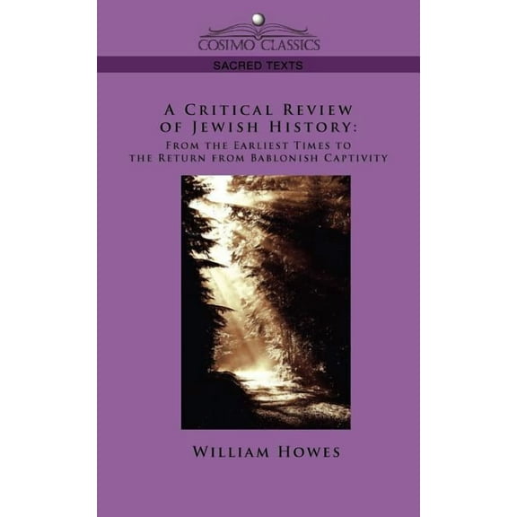 A Critical Review of Jewish History (Paperback)