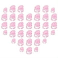 thumbnail image 3 of MesaSe 100 Pcs Anneaux de Colle Tasses de Colle Intelligentes Support de Colle pour Cils Tasses de Colle en Forme de Cœur Tasses pour Extensions de Cils, 3 of 5