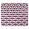 thumbnail image 1 of Colorful Mouse Pad, Slavic Culture Russian Folk Pattern Floral Petals Arranged in Grid Form, Rectangle Non-Slip Rubber Mousepad, Multicolor, by Ambesonne, 1 of 2