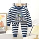 thumbnail image 1 of Cowsor 2PC Set for Children Boy Girl Match Kawaii Thermal 2 Piece Tops Tshirts Lingeries Pants Loungewear 2PC Sets Child, 1 of 3