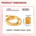 thumbnail image 2 of Uxcell Natural Stone Gemstone Beads, Cuboid Loose Semi Spacer Beads Crystal Agate Bead for Bracelet Necklace Jewelry Making Earth Yellow, 2 of 6