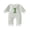 Green, variant on Baby Boy First Birthday Outfit Romper Infant Boys 1st Birthday One Years Old Clothes Letter Embroidery Long Sleeve Waffled Striped Jumpsuit