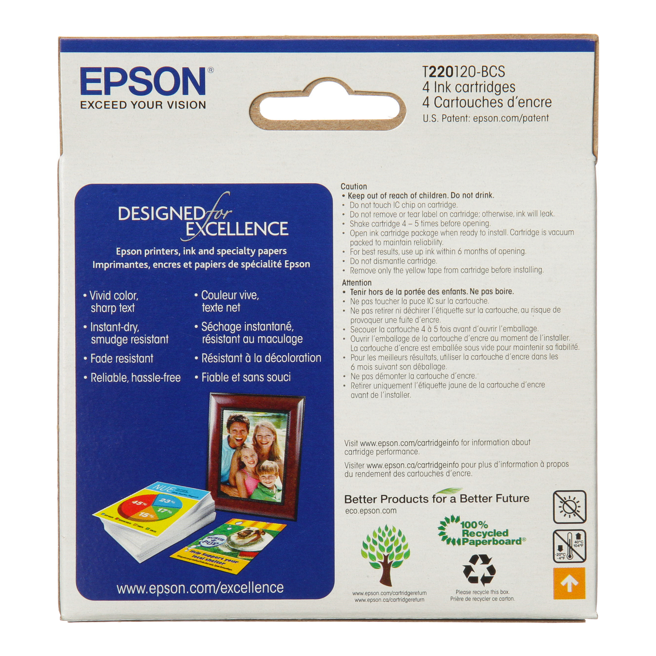Epson T220 DURABrite Ultra Ink Cartridge Combo photo 4