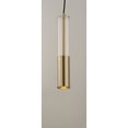 thumbnail image 2 of E11000-24SBR-ET2 Lighting-Torch - 14.75 Inch 7W 1 LED Pendant-Satin Brass Finish    -Traditional Installation, 2 of 3