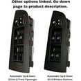 thumbnail image 5 of SWITCHDOCTOR Window Master Switch and Bezel Set for 2009-2014 Nissan Maxima S, SV (Driver & Front Passenger Auto Up & Down, 25401-9N00E), 5 of 7