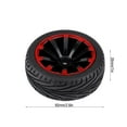 thumbnail image 4 of Peahefy 4pcs/set Tires Rubber Tyre Racing Off-Road Vehicle Wheel Rim for RC 1:10 Car Part, 1/10 Off-road Tires, RC Accessory, 4 of 8