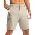 thumbnail image 1 of Men's Hiking Cargo Shorts 9" Lightweight Outdoor Work Shorts, 1 of 5