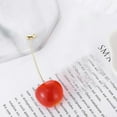 thumbnail image 3 of UDIYO Earrings Sweet Cherry Shape Alloy Exquisite Jacket Ear Dangle for Dating, 3 of 7