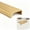Gold, variant on 10 Pack Matte Black Finger Edge Pulls, 5 Inch Hole Centers Cabinet Handles, 5.9 Inch Total Length Extended Drawer Pulls for Kitchen Cupboard