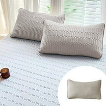 sruoe Pillows for Bed, Soft Breathable Hypoallergenic Sleep Bed Pillows, Cooling Pillows for Queen Size, Standard Sleep Household Pillows for Side, Stomach, Back Sleeper, Rubber