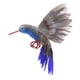 thumbnail image 4 of Pájaro decorativo artificial del colibrí del pájaro con las plumas, ornamento de la decoración del jardín casero DYNWAVEMX Aves decorativas artificiales, 4 of 8