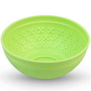 Pet Zone Pets Boredom Busterz Slow Feeder Licking Bowl, Green