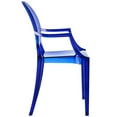thumbnail image 2 of Modway Casper Sturdy Acrylic Plastic Dining Armchairs, Set of 4, Blue, 2 of 5